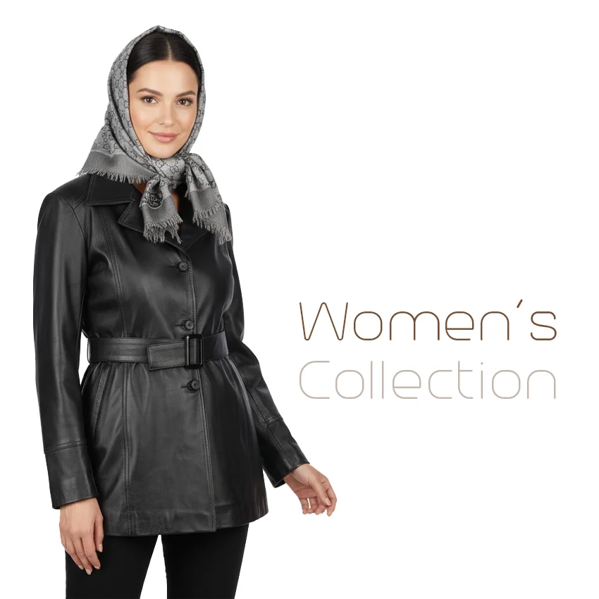 لباس چرم زنانه | محصولات چرم خلیق