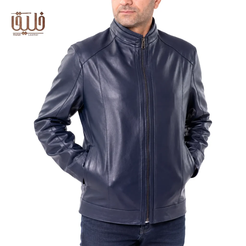 کت چرم طبیعی مردانه مدل K510