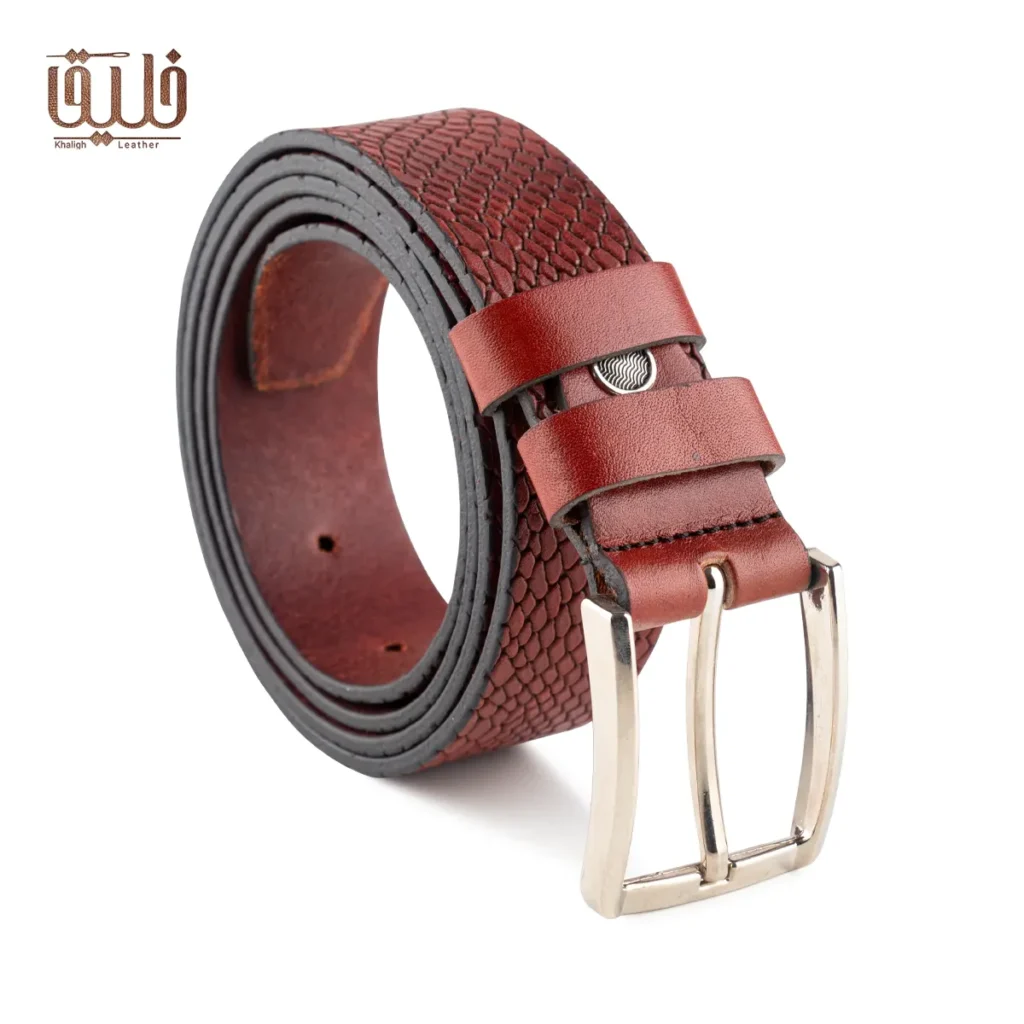 کمربند چرم طبیعی مردانه مدل B0029