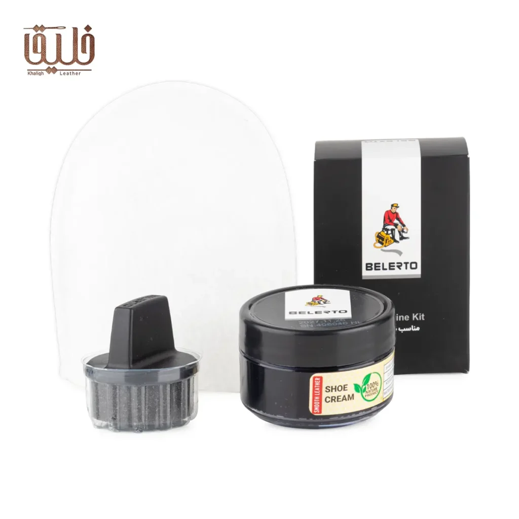 پک واکس چرم طبیعی بلرتو رنگ مشکی